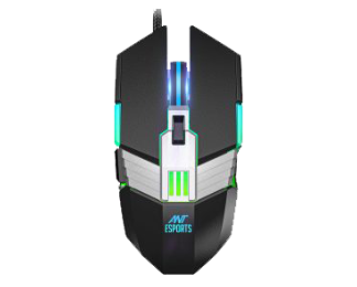 Ant Esports GM90 3600DPI Wired Gaming Mouse Black