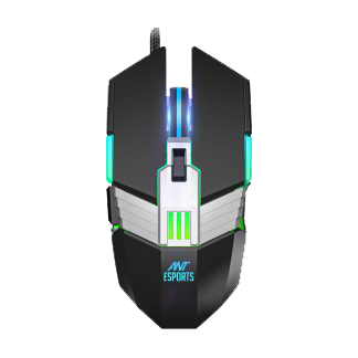 Ant Esports GM90 3600DPI Wired Gaming Mouse Black