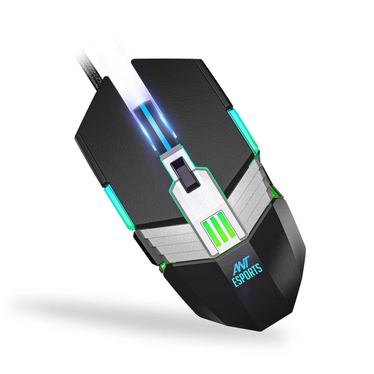 Ant Esports GM90 3600DPI Wired Gaming Mouse Black