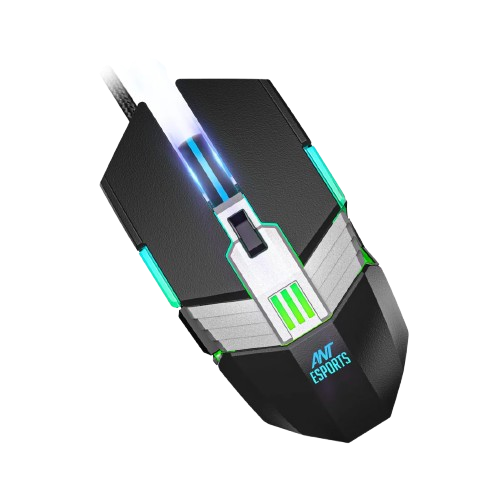 Ant GM46 2400DPI RGB Wired Gaming Mouse Black