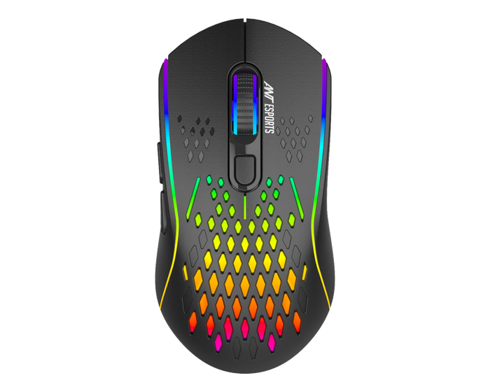 Ant Esports GM700 4800DPI RGB Wireless Gaming Mouse Black