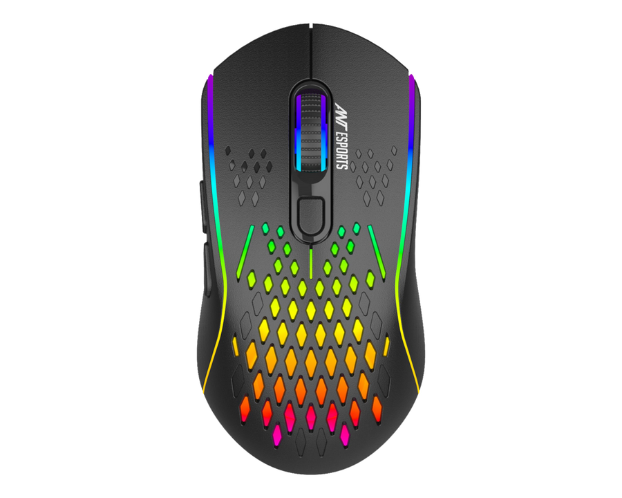 Ant Esports GM700 4800DPI RGB Wireless Gaming Mouse Black