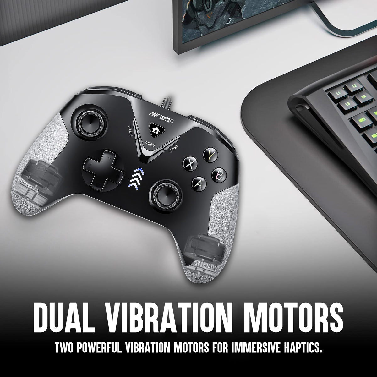 Ant Esports GP165 Wired Gamepad - Black
