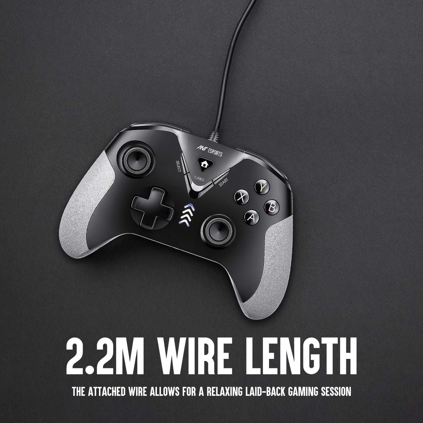 Ant Esports GP165 Wired Gamepad - Black