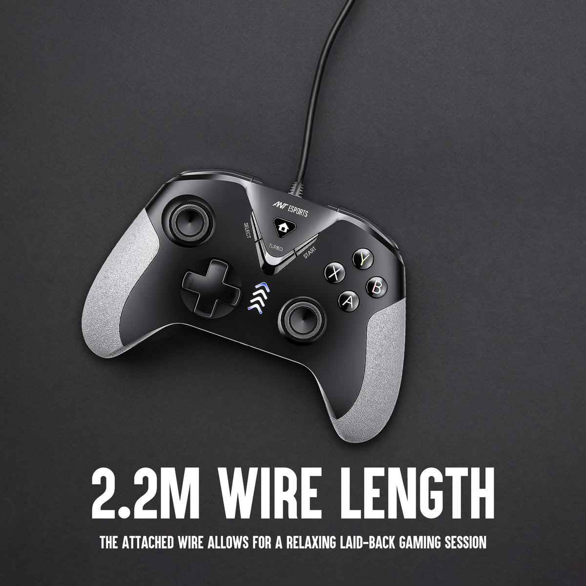 Ant Esports GP165 Wired Gamepad - Black