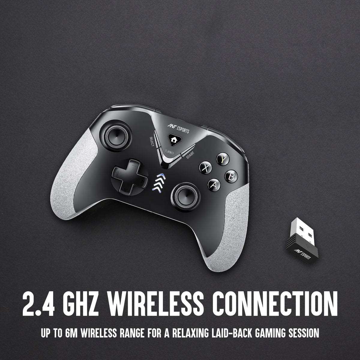 Ant Esports GP365 PRO Wireless Gamepad - Black