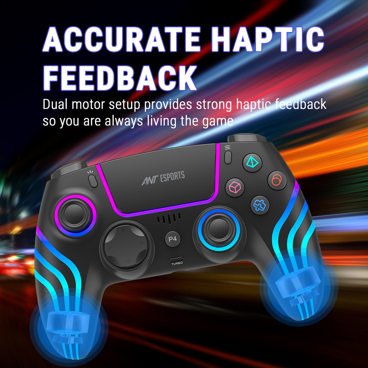 Ant Esports GP400 Wireless Gamepad - Black