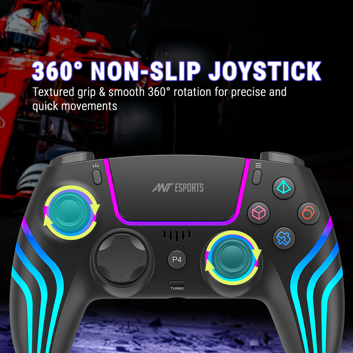 Ant Esports GP400 Wireless Gamepad - Black
