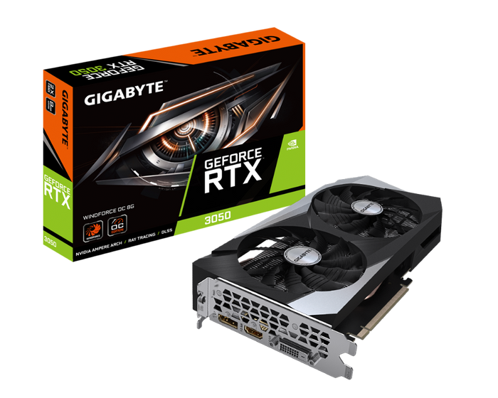 Gigabyte GeForce RTX 3050 WINDFORCE OC 8G