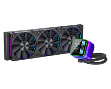 Ant Esports Glacius-360D 360mm ARGB AM5/LGA1851 Black AIO Liquid Cooler with display