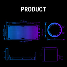 Ant Esports ICE Chroma 240mm ARGB AM5/LGA1851 Black AIO Liquid Cooler