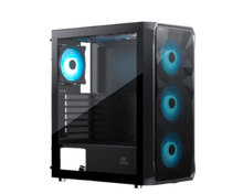 Ant Esports ICE-112 Mid Tower (ATX/M-ATX/ITX) Gaming Cabinet Black 4x120mm Fans