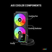 Ant Esports ICEStorm-240 240mm ARGB AM5/LGA1851 Black AIO Liquid Cooler