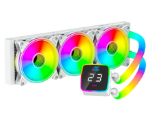 Ant Esports ICE-Glow 360mm ARGB AM5/LGA1851 White AIO Liquid Cooler