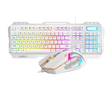 Frontech  KB-0009W Metal Warrior Gaming Combo White