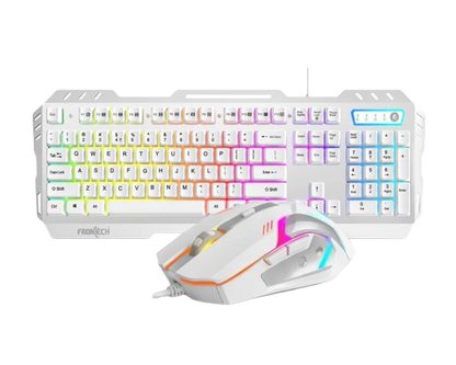 Frontech  KB-0009W Metal Warrior Gaming Combo White