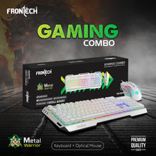 Frontech  KB-0009W Metal Warrior Gaming Combo White