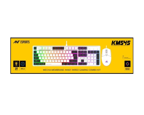 Ant Esports USB Gaming Keyboard Mouse Combo Mecha-Membrane RGB (KM545)Ant Esports USB Gaming Keyboard Mouse Combo Mecha-Membrane RGB (KM545)