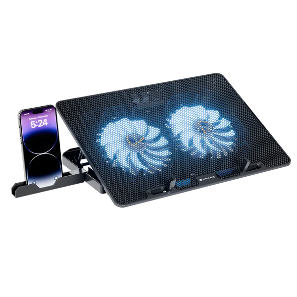 Lapcare Chillmate Powerful Laptop Cooler Pad with Dual 125mm Fans