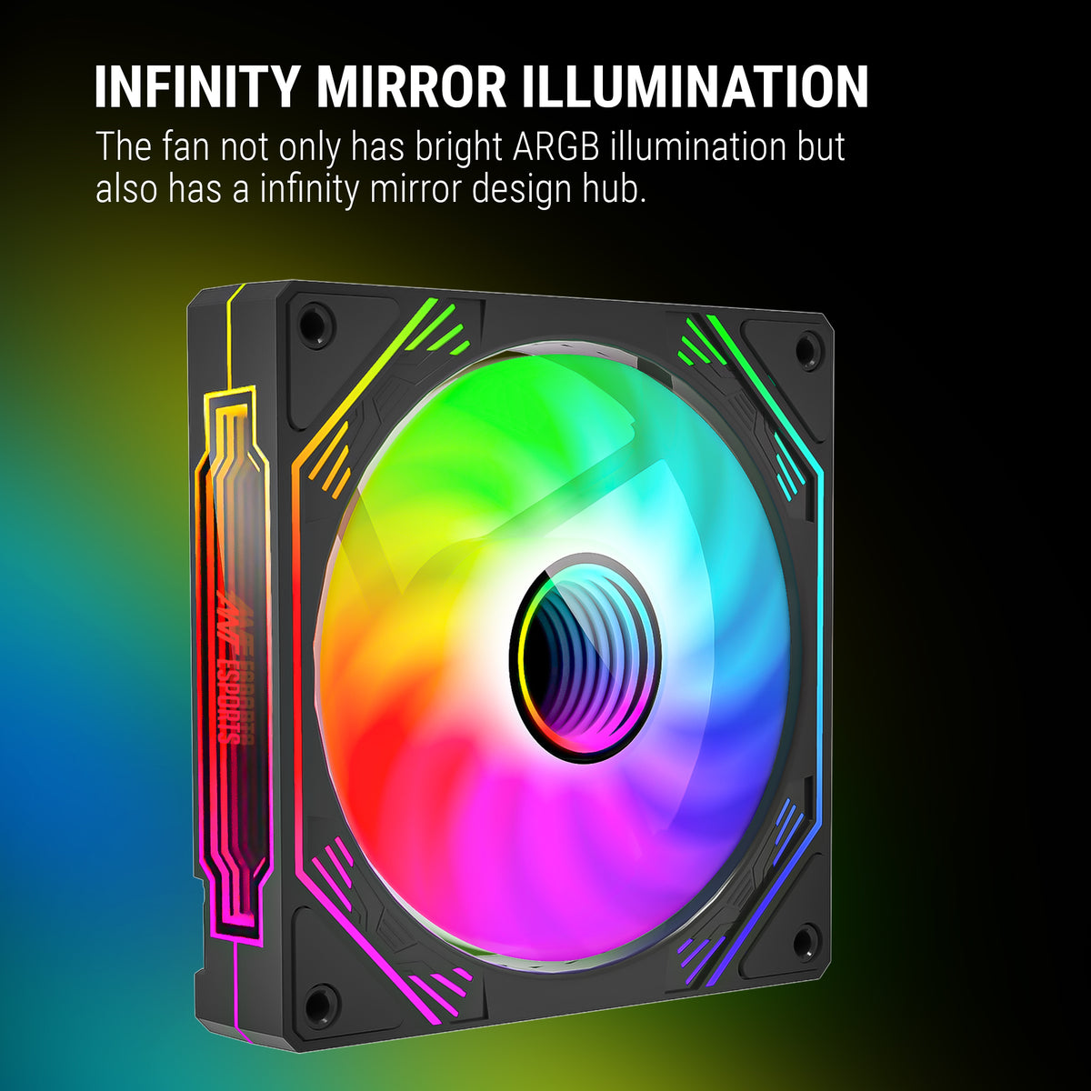 Ant Esports Sciflow 120mm ARGB Black Case Fan