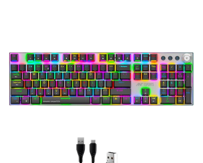 Ant Esports MK 4400 Pro Wireless Mechanical Gaming Keyboard Red Switch – Black