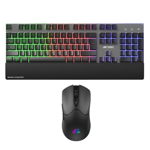 Ant Esports KM550PRO Wireless Keyboard & Mouse Combo – Black