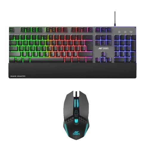 Ant Esports KM550 Wired Keyboard and Mouse Combo black