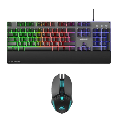 Ant Esports KM550 Wired Keyboard and Mouse Combo black