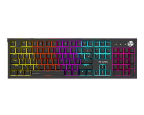 Ant Esports MK1850 Mechanical Wired Gaming Keyboard Red Switch Hot-Swap Mech Keyboard