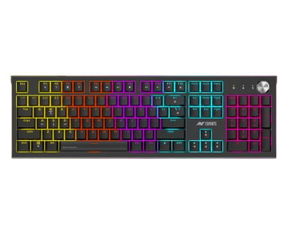 Ant Esports MK1850 Mechanical Wired Gaming Keyboard Red Switch Hot-Swap Mech Keyboard