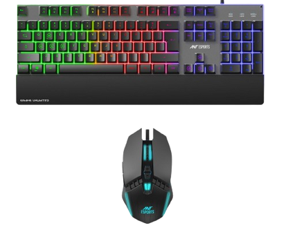 Ant Esports KM550 Wired Keyboard and Mouse Combo black