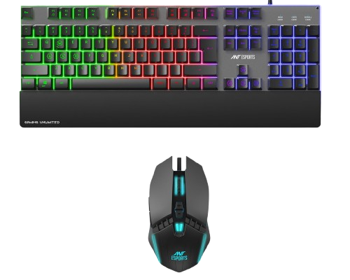 Ant Esports KM550 Wired Keyboard and Mouse Combo black
