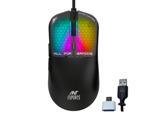 Ant Esports Virtus100 Wired Gaming Mouse 12800DPI