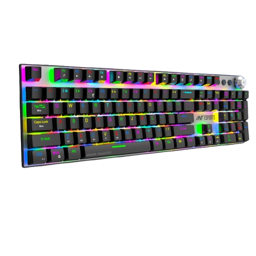 Ant Esports MK 4400 Pro Wireless Mechanical Gaming Keyboard Red Switch – Black