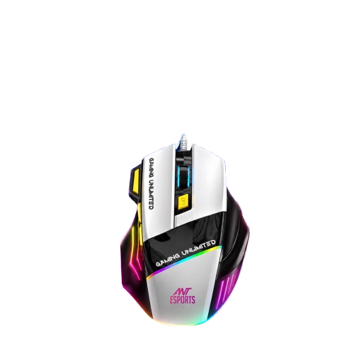 Ant Esports Strike10 Wired Optical Gaming Moue – White
