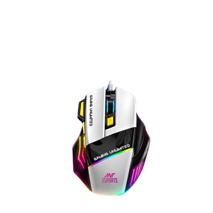 Ant Esports Strike10 Wired Optical Gaming Moue – White
