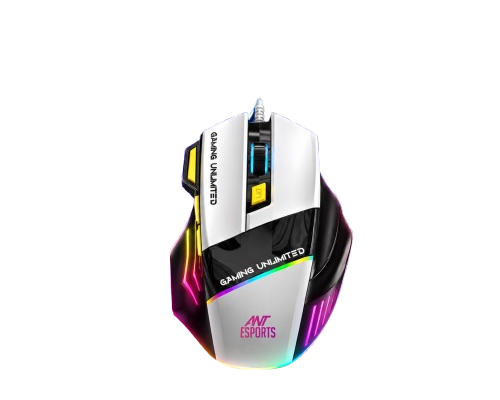 Ant Esports Strike10 Wired Optical Gaming Moue – White