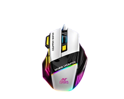 Ant Esports Strike10 Wired Optical Gaming Moue – White