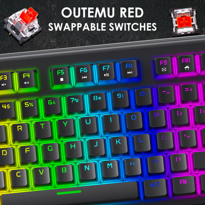 Ant Esports MK4000 Mechanical Wired Gaming Keyboard Black