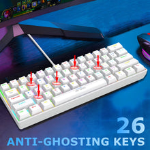 Ant Esports MK1300 V2 Mechnical Wired Gaming keyboard with RGB (White)