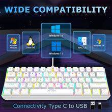 Ant Esports MK1300 V2 Mechnical Wired Gaming keyboard with RGB (White)