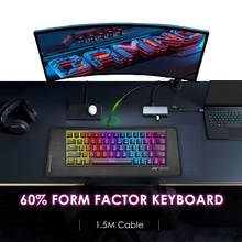 Ant Esports MK1850 Mechanical Wired Gaming Keyboard Red Switch Hot-Swap Mech Keyboard