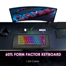 Ant Esports MK1850 Mechanical Wired Gaming Keyboard Red Switch Hot-Swap Mech Keyboard