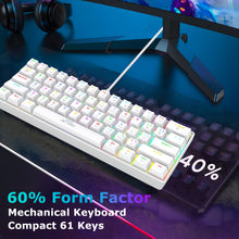 Ant Esports MK1300 V2 Mechnical Wired Gaming keyboard with RGB (White)