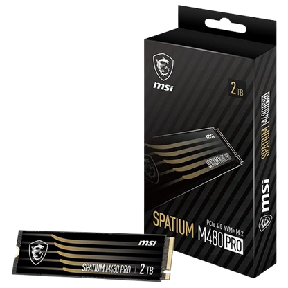 MSI Spatium M480 PRO 2TB NVMe Gen4 SSD