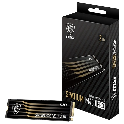 MSI Spatium M480 PRO 2TB NVMe Gen4 SSD