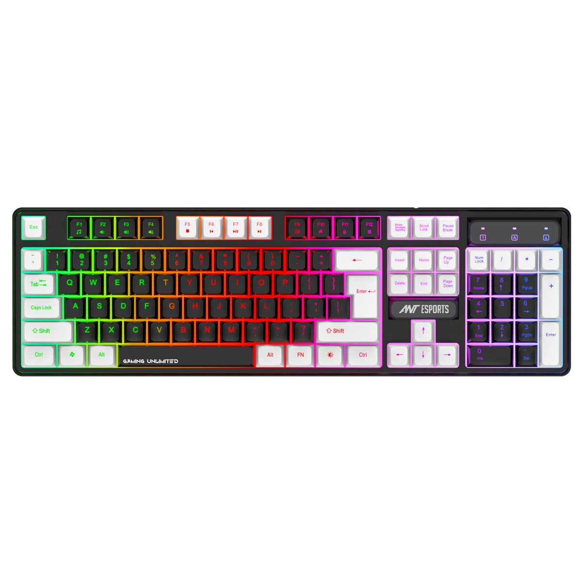 Ant Esports MK1450 Pro Backlit Membrane Wired Gaming Keyboard