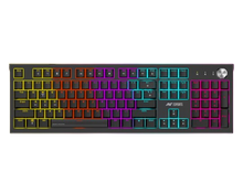 Ant Esports MK1850 Mechanical Blacklit Wired Gaming Keyboard black Hot-Swappable Per-Key RGB Blue Outemu Switches
