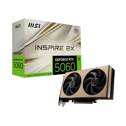 MSI GeForce RTX 5060 8GB Inspire 2X OC, Graphic Card
