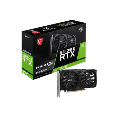 MSI Geforce RTX 3050 Ventus 2X XS 8GB OC Gaming Graphics Card